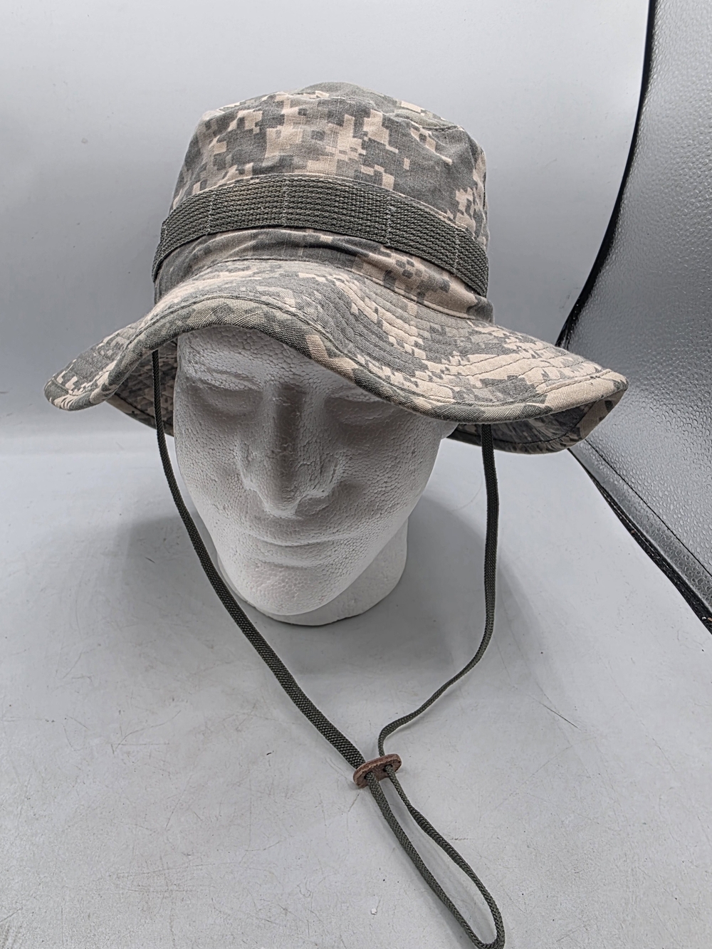 Army Combat Boonie Hat Bucket Sun Cap Digital Camo Size 7 Military